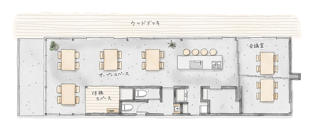 A棟の間取り図